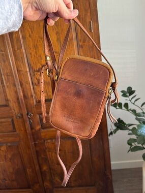 Marta Ponti Leather Crossbody Bag